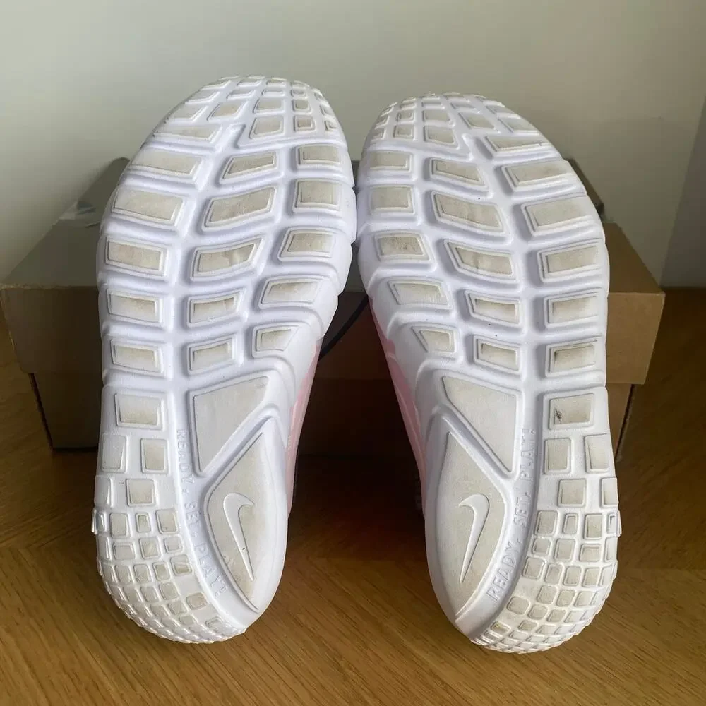 Nike Flex Runner 2 Pink/Grey Kids Sneakers- SZ 5 Y- 6.5 W